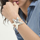 Doble bangle bracelet with starfish