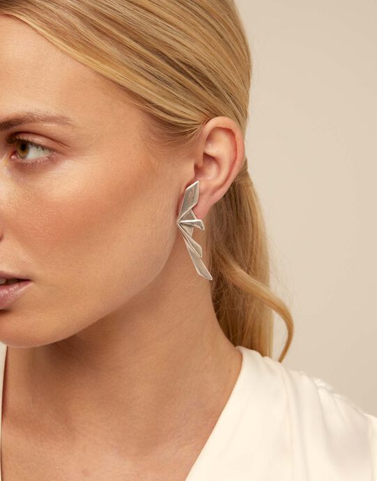 EarRing abracadabra, Silver, large