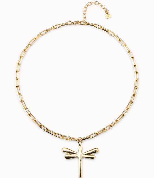 Necklace FREEDOM, Golden, large