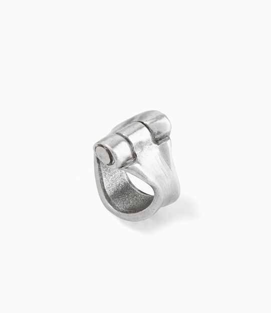 Anillo bañado en plata de ley