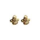 Teardrop Cluster Stud Earrings