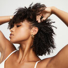 Triple-Curve Stud Earrings