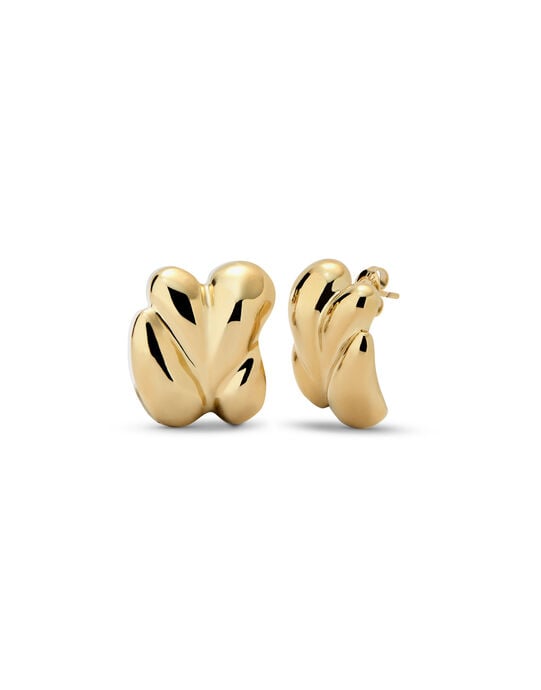 Teardrop Cluster Stud Earrings