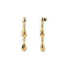 Linked Teardrop Drop Earrings