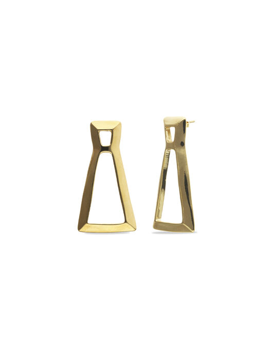 Triangular earrings