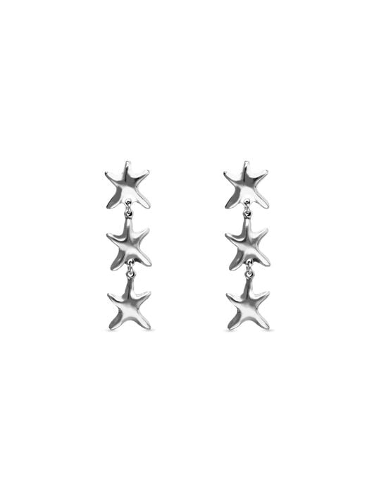 Orecchini lungos con tres stelle marine