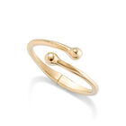 Bangle bracelet with inner spring