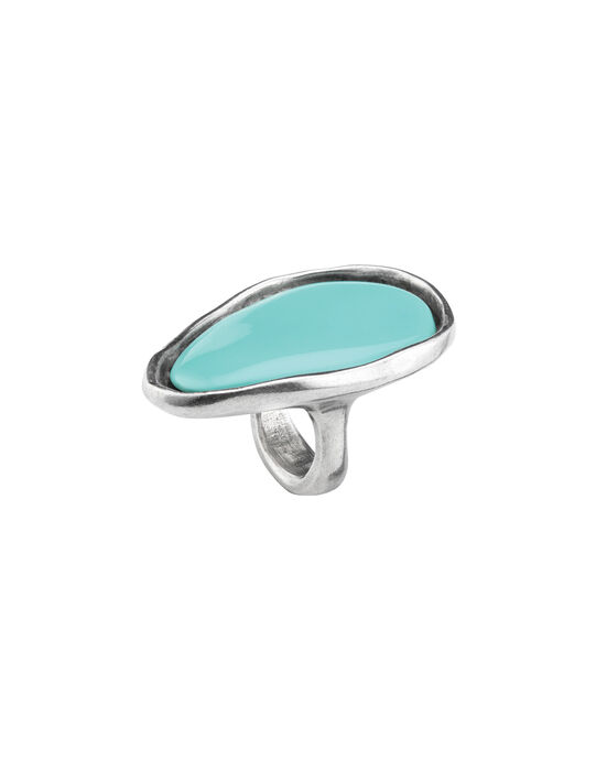 Anillo SURFBOARD, Plateado, large