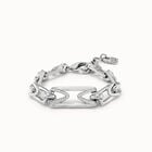 Bracelet with central link with topaz and small links