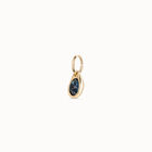 Circular charm with crystal