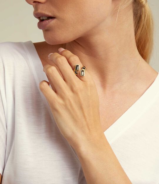 Ring GlitterByGlitter, Golden, large