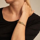 Tubular shaped bangle bracelet