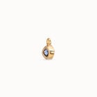 Charme de piercing plaqu&eacute; or 18 carats en forme d'&oelig;il et avec un cristal