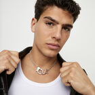 Necklace with large interlocking snap hook