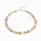 Square links chain bracelet