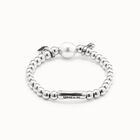 Bangle bracelet with pearl