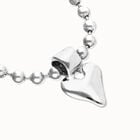 Bead bracelet with heart detail