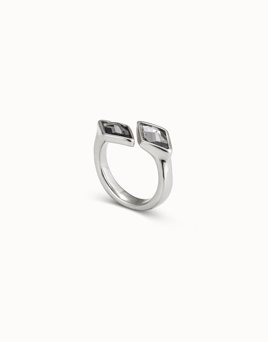 Anillo ba&ntilde;ado en plata de ley