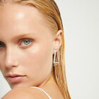 Double triangular earrings