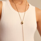 Long adjustable chain necklace