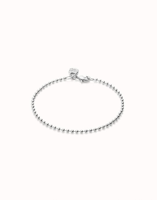 Beaded chain charm bracelet