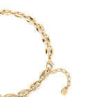 Collar ba&ntilde;ado en oro 18k con eslabones peque&ntilde;os