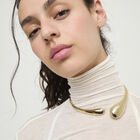 Necklace with irregular drops