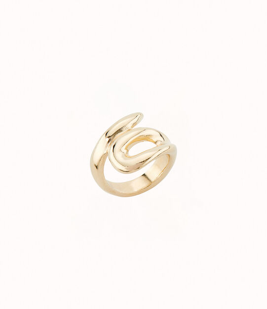 Anillo bañado en oro 18k