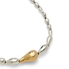 Necklace with linked drops