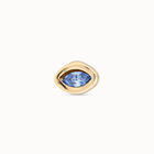Single Stud Earring With Blue Stone