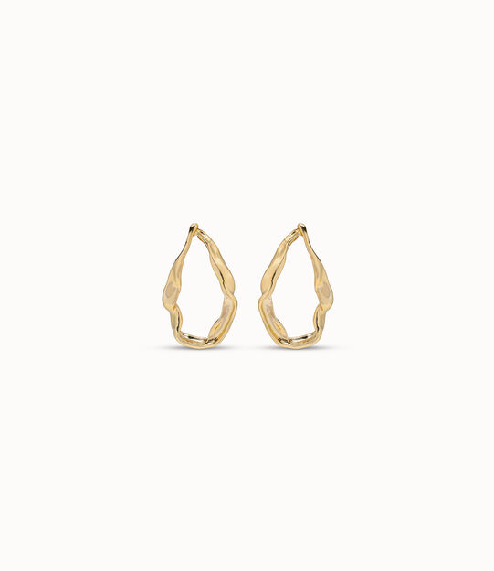18K gold-plated maxi link earrings