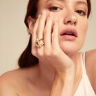 Anillo ba&ntilde;ado en oro 18k