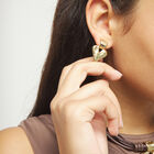 Small heart stud earrings