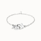 Necklace with large interlocking snap hook