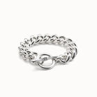 Curb link chain bracelet