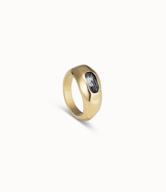 Anillo bañado en oro 18k
