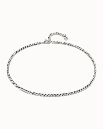 Sterling silver-plated necklace