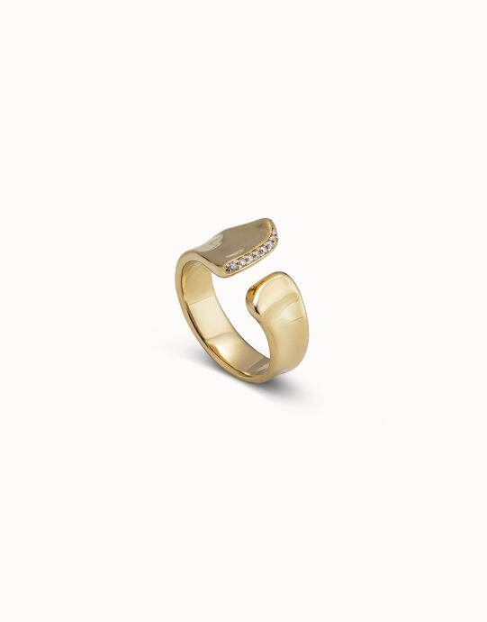 Ring with topaz