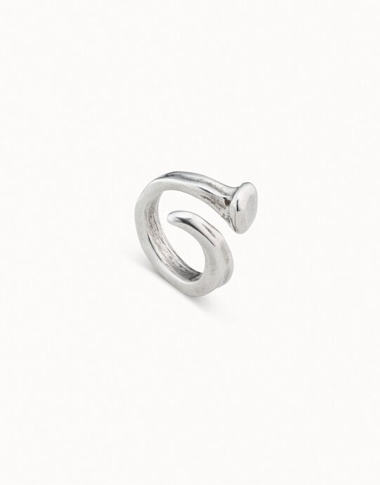 Ring with three organic shapes