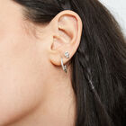 Skull single stud earring