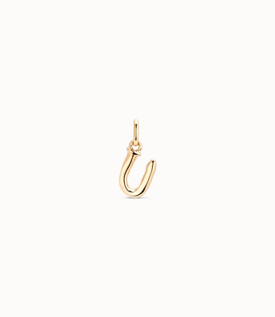 Medium U initial charm, Golden Medium U initial charm