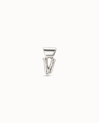 Sterling silver-plated Personalization collection charm