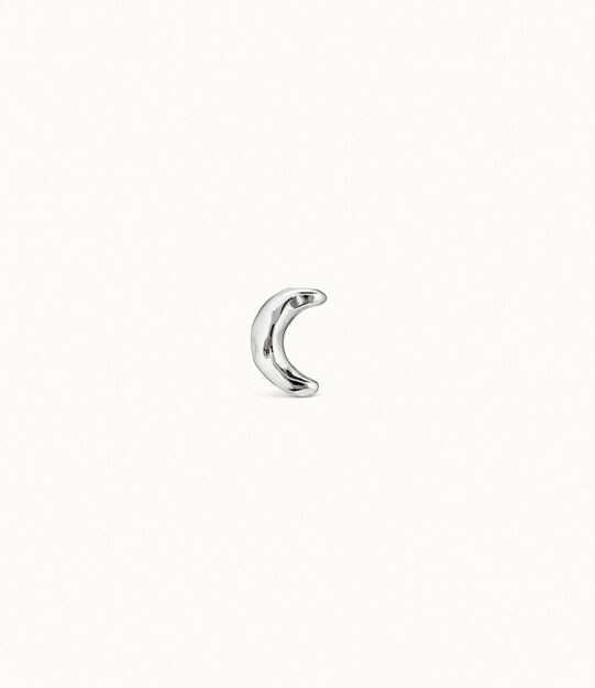 Piercing placcato argento Sterling a forma di luna