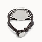 Pulsera ba&ntilde;ada en plata de ley