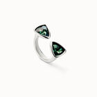 Triangular ring with two crystals