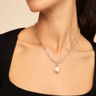 Charm with white pearl
