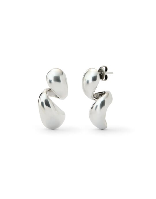 Chunky Double Teardrop Earrings