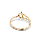 Bangle bracelet with medium sized link