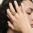 Rounded spiral ring