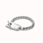 Cuban link chain bracelet